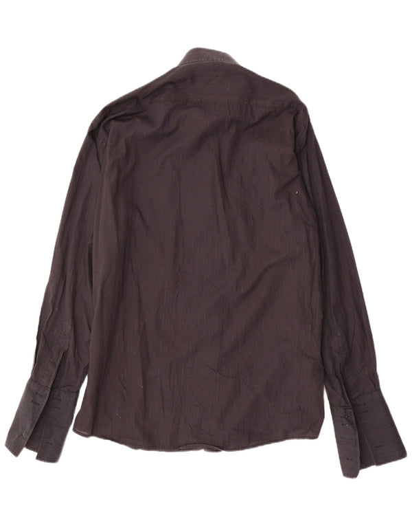 Мужская деловая рубашка PIERRE CARDIN, размер 16 1/2 41, большая черная полоска