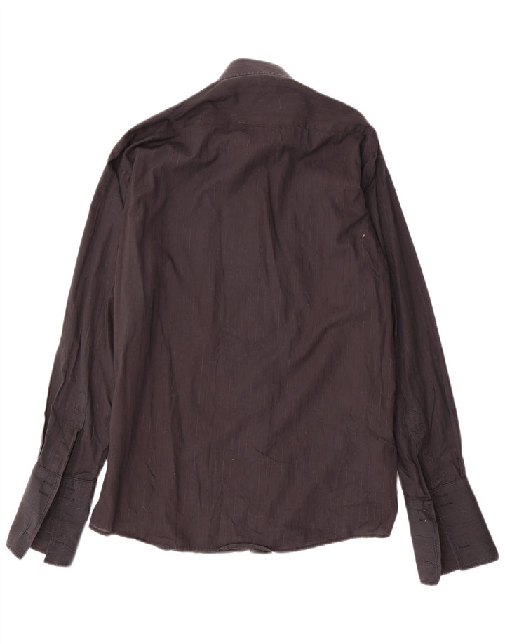 Мужская деловая рубашка PIERRE CARDIN, размер 16 1/2 41, большая черная полоска