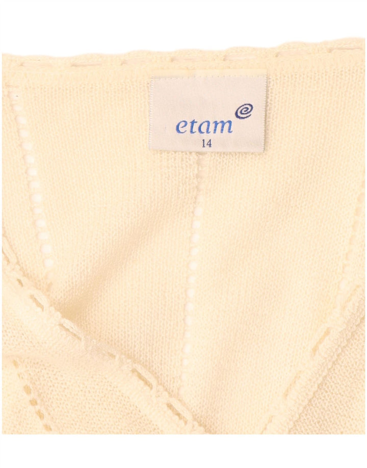 Женский удлиненный кардиган ETAM UK 14, средний бежевый акрил