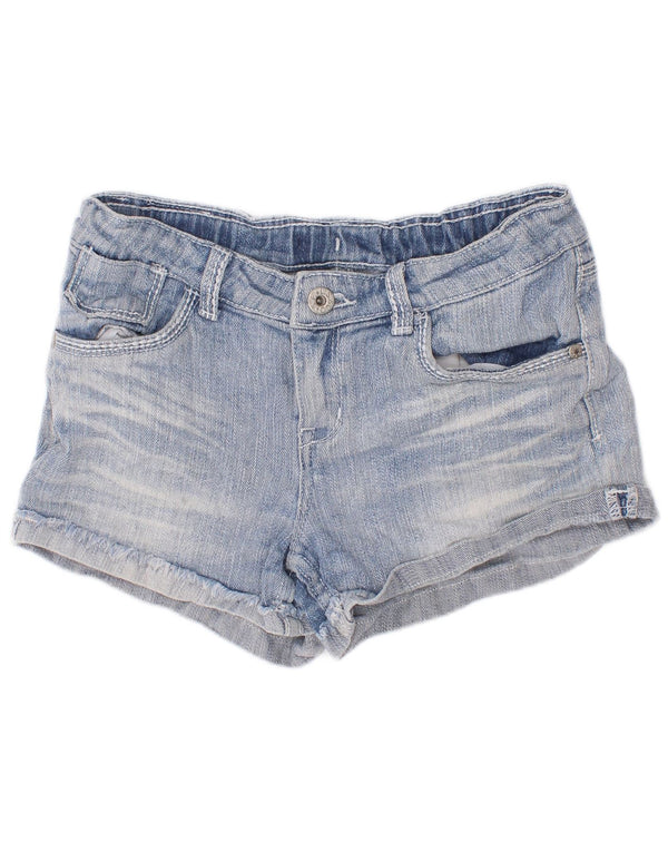 Джинсовые шорты Levi's для девочек 13–14 лет W22, синий вискоза