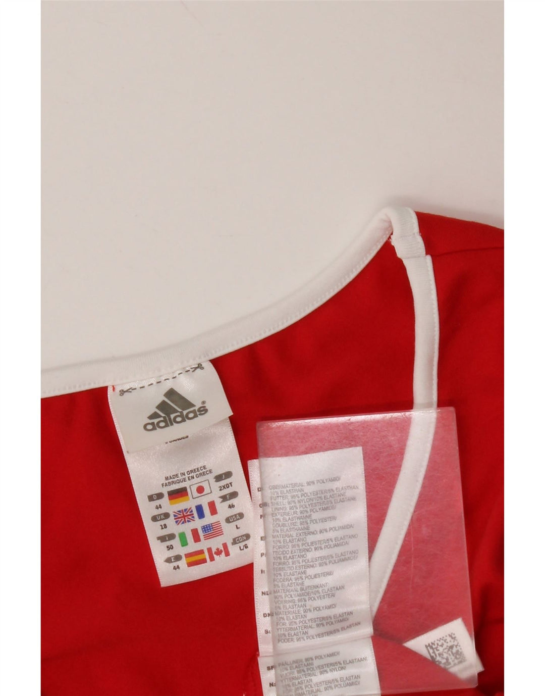 Женский жилет ADIDAS UK 18 XL, красный нейлон