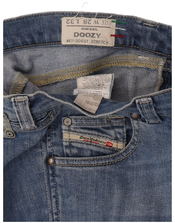 Женские узкие джинсы Diesel Doozy W28 L32, синий хлопок