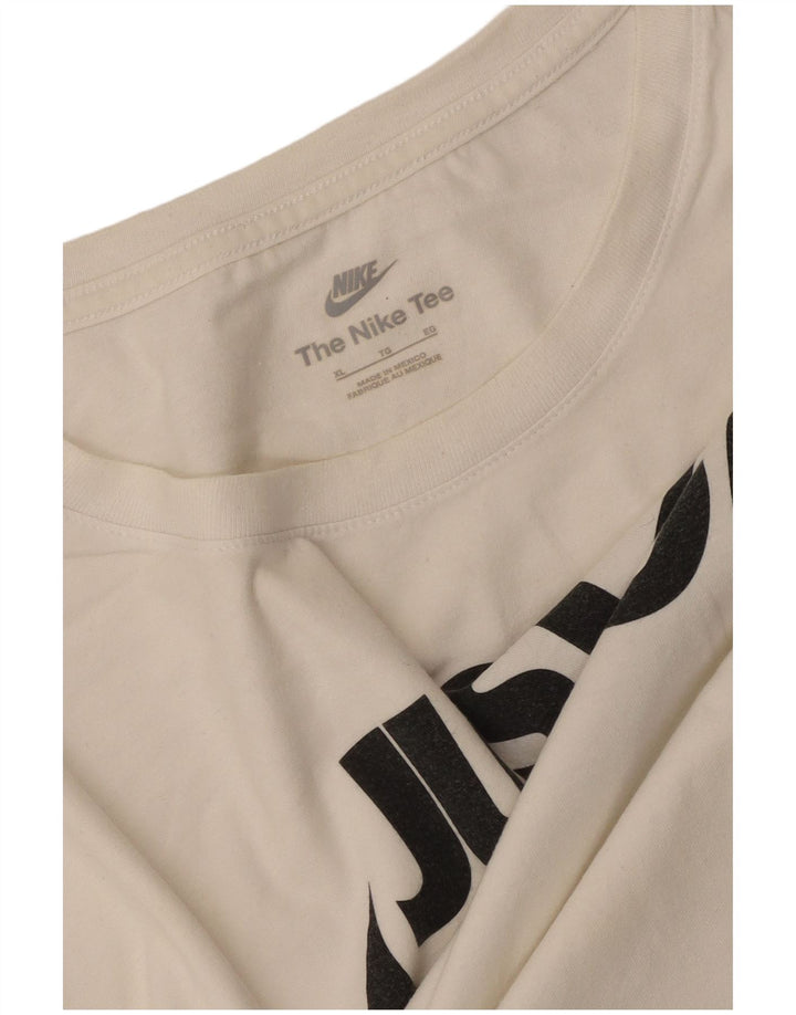 Мужская футболка с рисунком Nike Top XL, белая