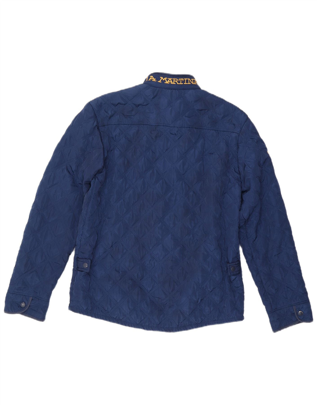 LA MARTINA Женская стеганая куртка с графическим рисунком UK 20 2XL Темно-синий