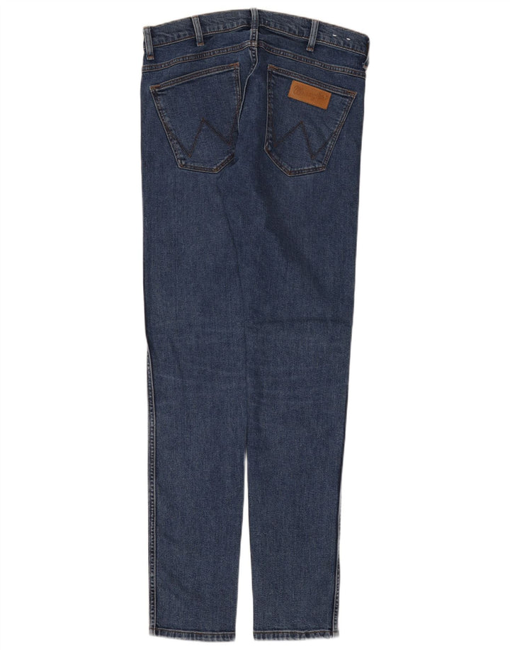 Джинсы мужские узкие Wrangler W30 L33 синие