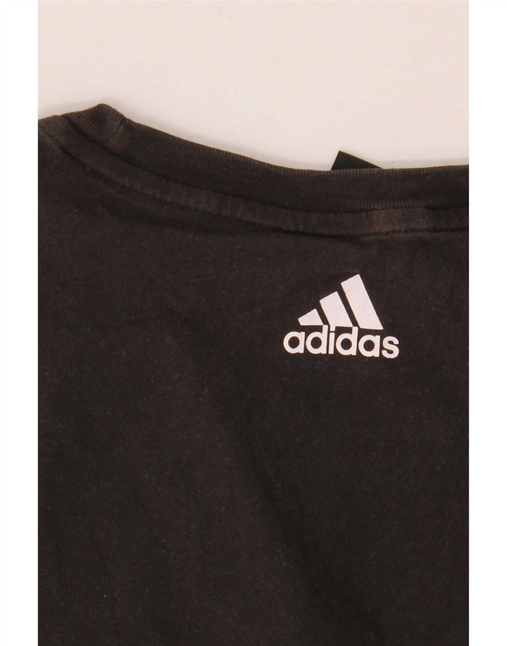 Мужская футболка с рисунком Adidas Top Medium Black