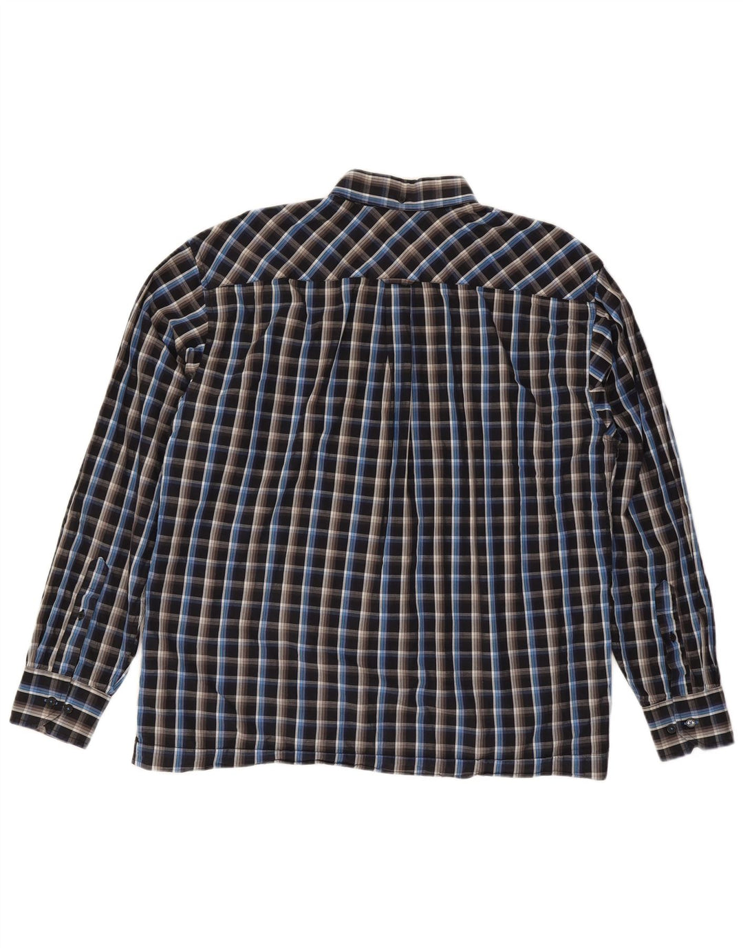 Мужская рубашка Ben Sherman 2XL, черный хлопок в клетку
