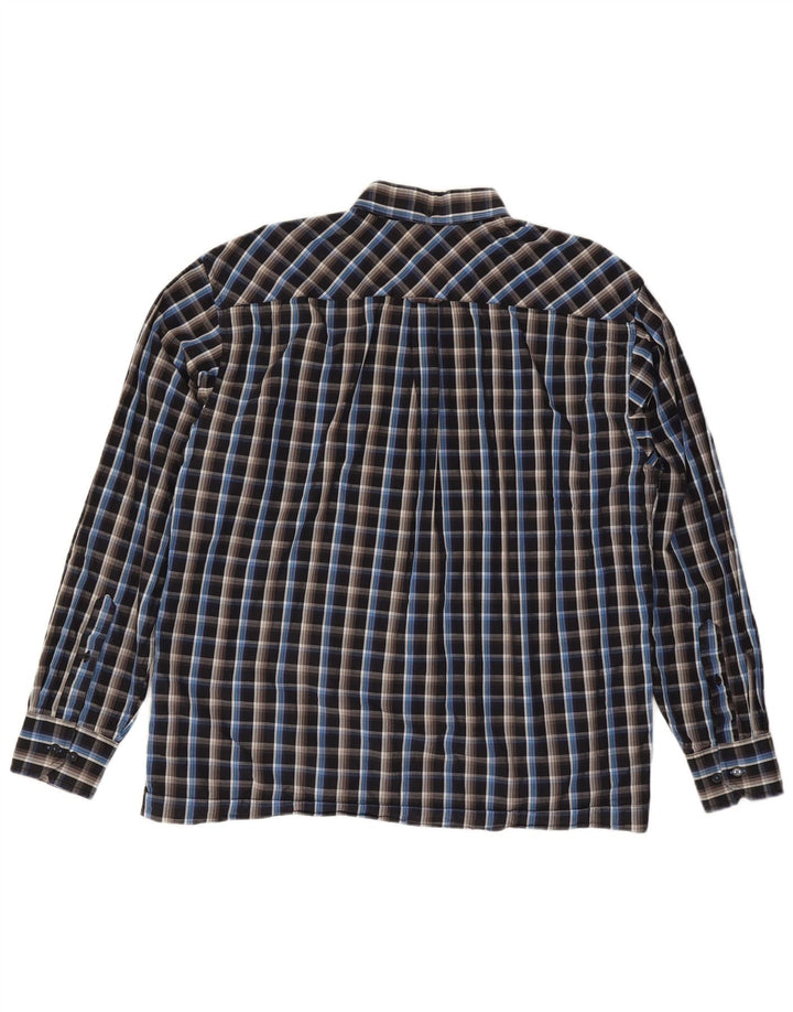 Мужская рубашка Ben Sherman 2XL, черный хлопок в клетку