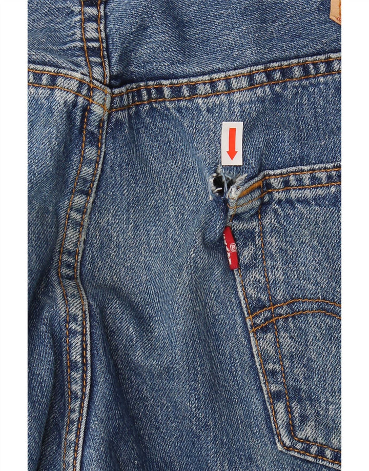 Мужские прямые джинсы Levi's 501 W36 L28 синие, хлопок