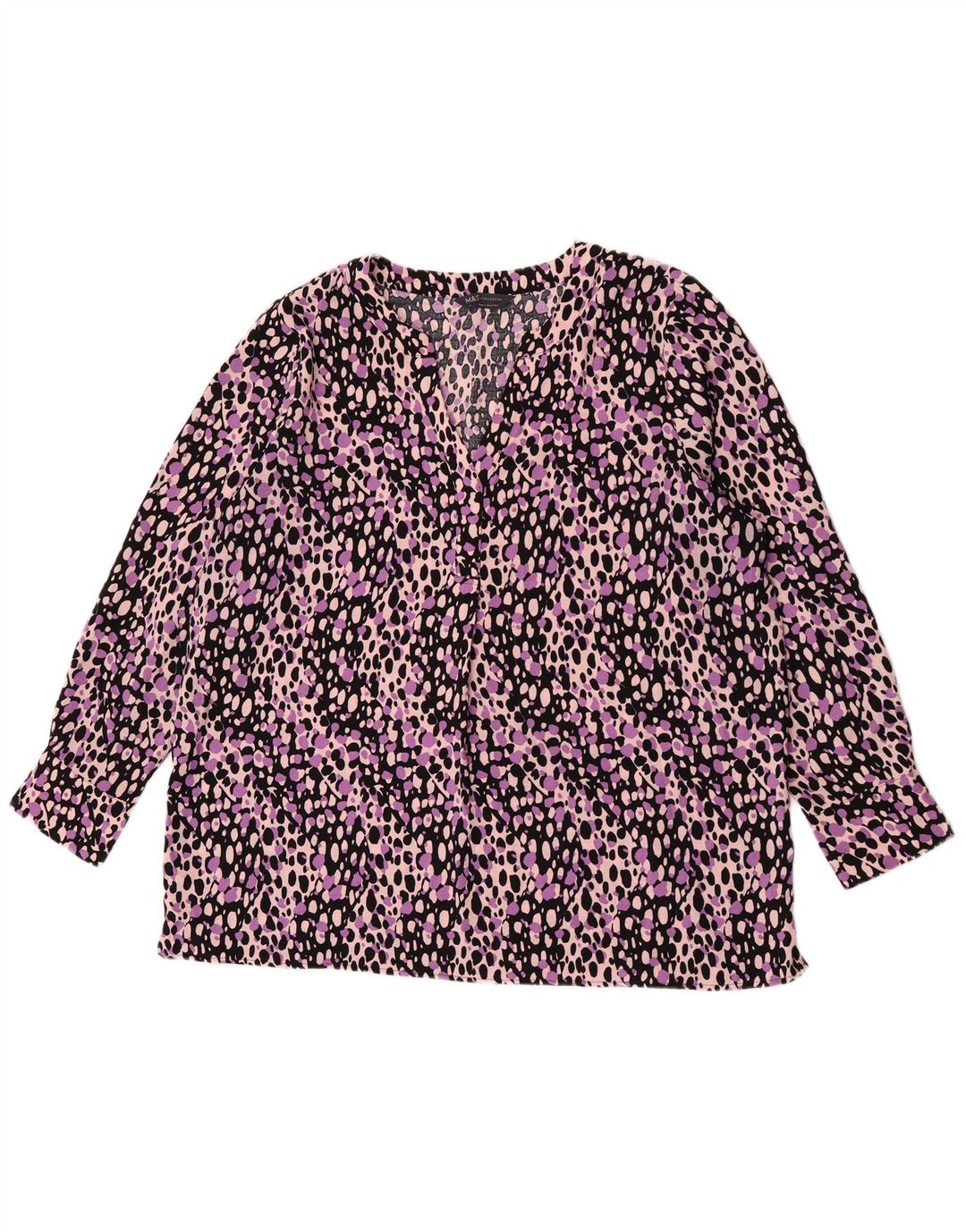 Женская блузка MARKS & SPENCER UK 18 XL с разноцветным животным принтом
