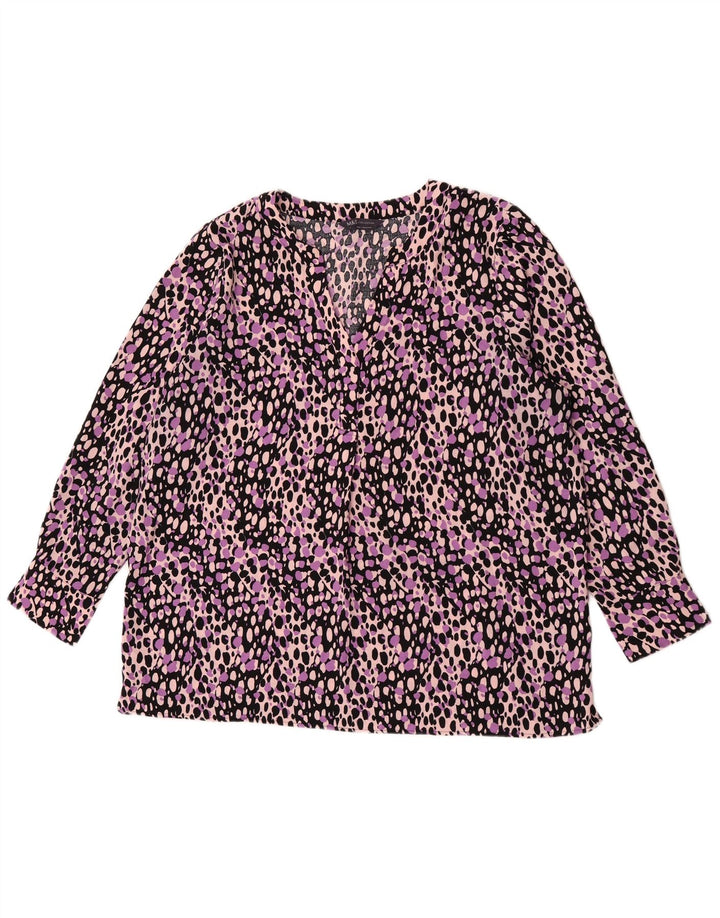 Женская блузка MARKS & SPENCER UK 18 XL с разноцветным животным принтом