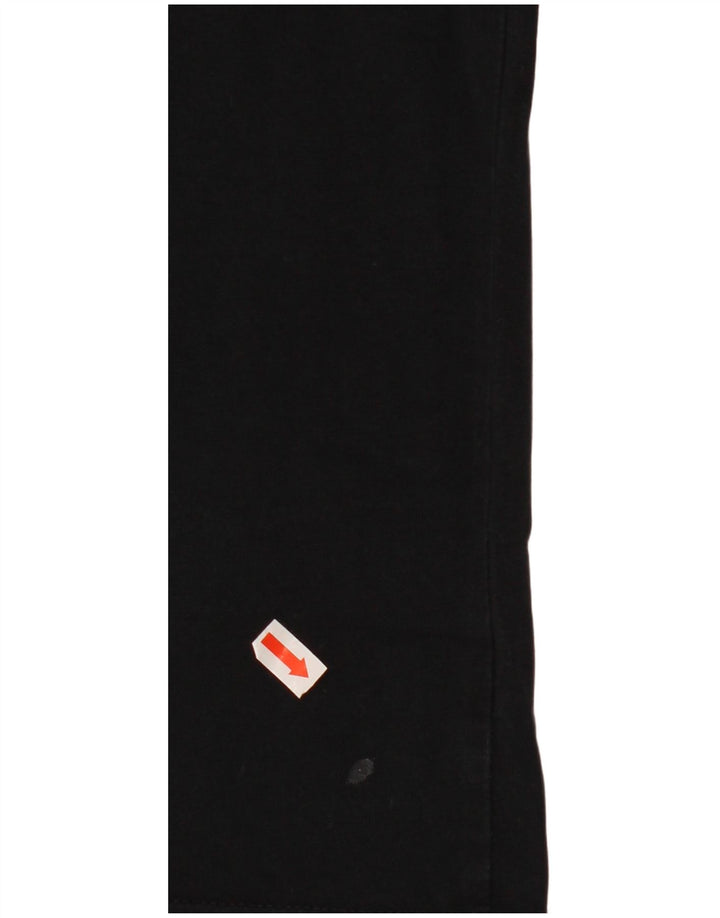 Женская футболка с рисунком DIESEL Top UK 14, средний черный хлопок