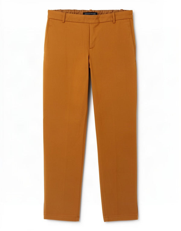 Женские узкие брюки чинос Zara Medium W28 L28 Бежевые