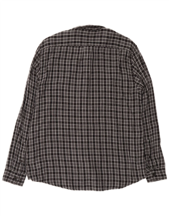 Мужская фланелевая рубашка Lee Regular Fit 2XL, черный хлопок в клетку