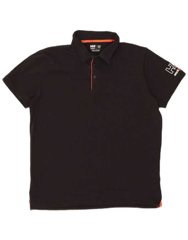 Мужская рубашка-поло с рисунком Helly Hansen 2XL, черный хлопок