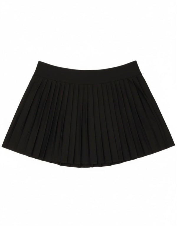 Женская плиссированная теннисная юбка Adidas UK 16/18, большая черная полиэстер