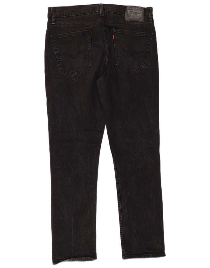 Мужские джинсы Levi's 511 Slim W36 L32, черный хлопок