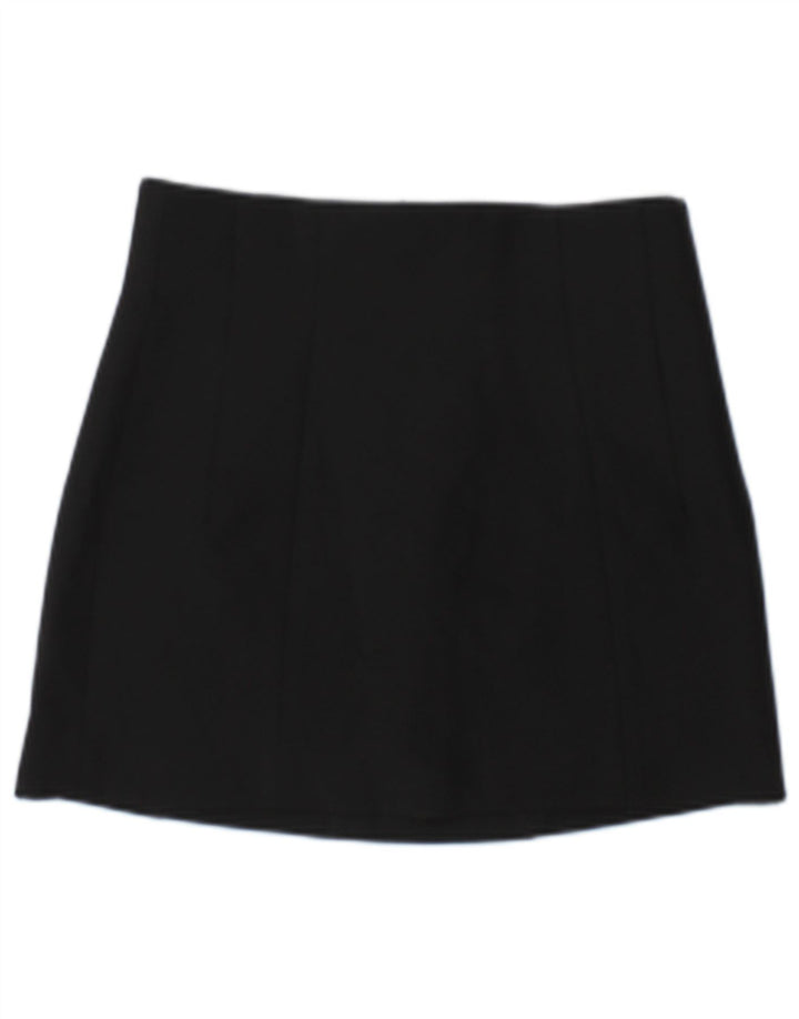 Женская мини-юбка Zara, маленькая W26, черная
