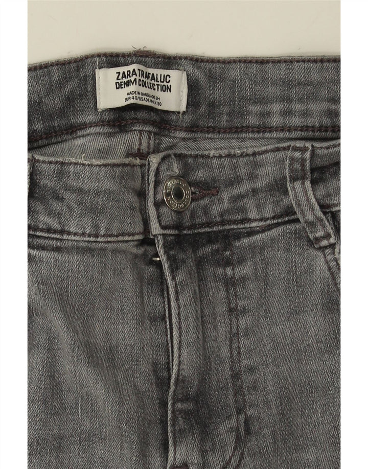 Женские джинсы скинни ZARA EU 40 Medium W30 L26 Серый хлопок