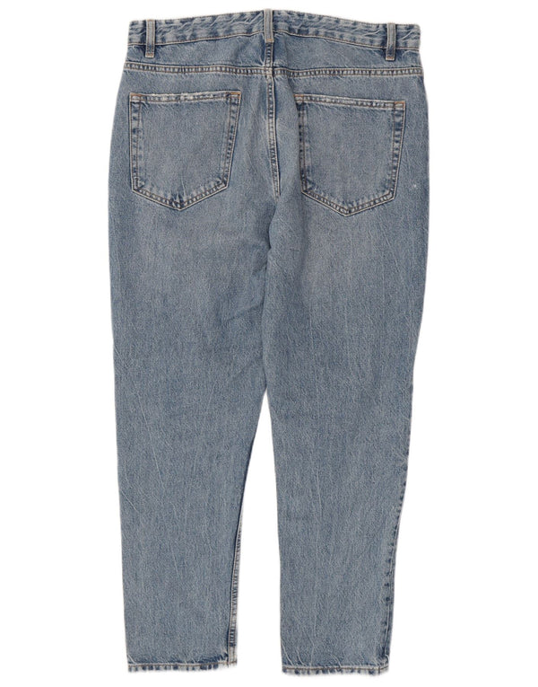 Мужские прямые джинсы Zara EU 42, большие W32 L27, синие