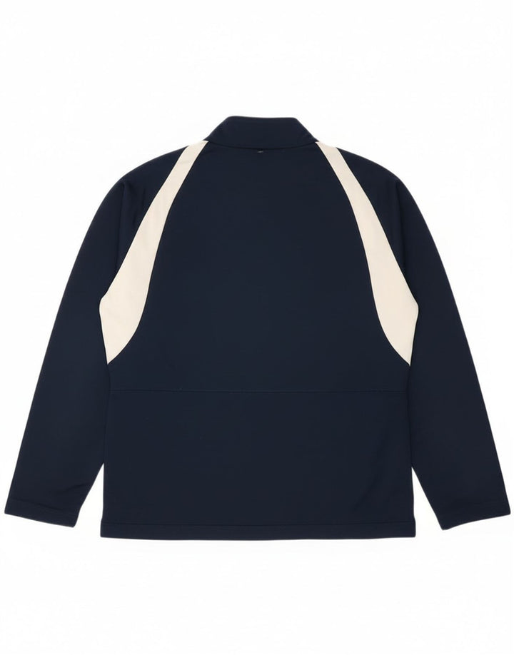 Спортивный костюм Nike для мальчиков с графическим рисунком, верхняя куртка 13–14 лет, XL, темно-синий, с цветными блоками