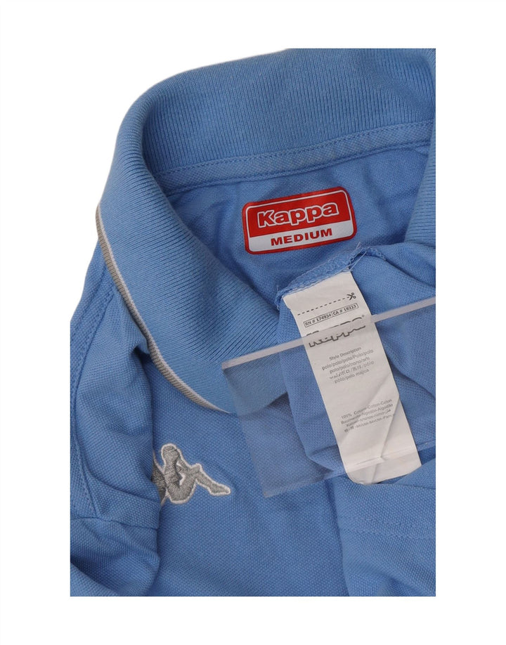 KAPPA Mens Polo Shirt Medium Blue Cotton