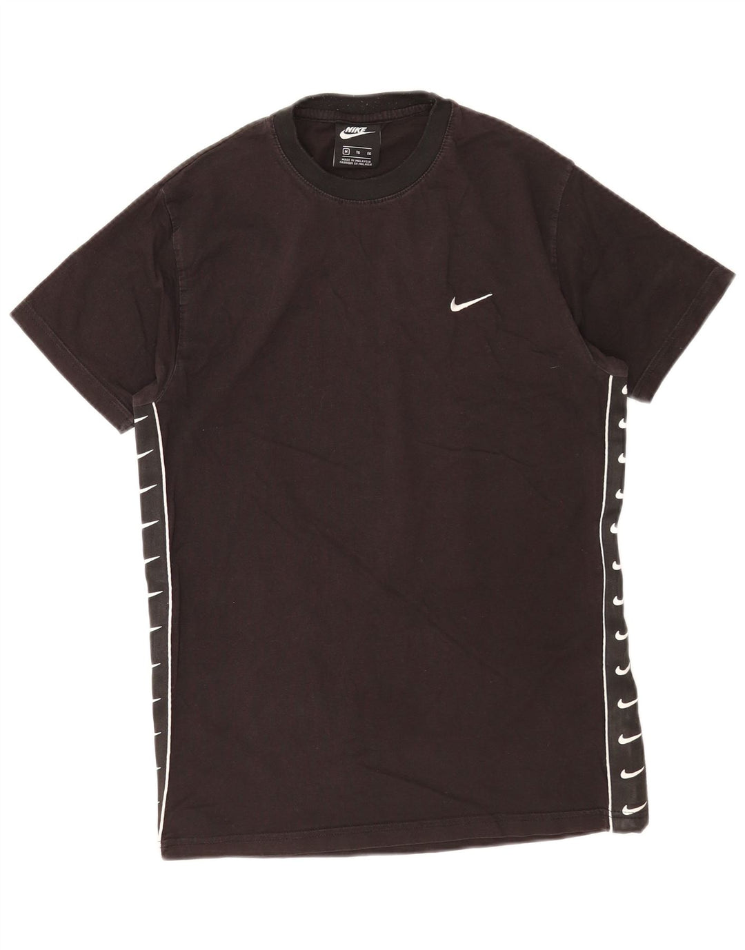 Мужская футболка с графическим рисунком Nike, средний черный хлопок