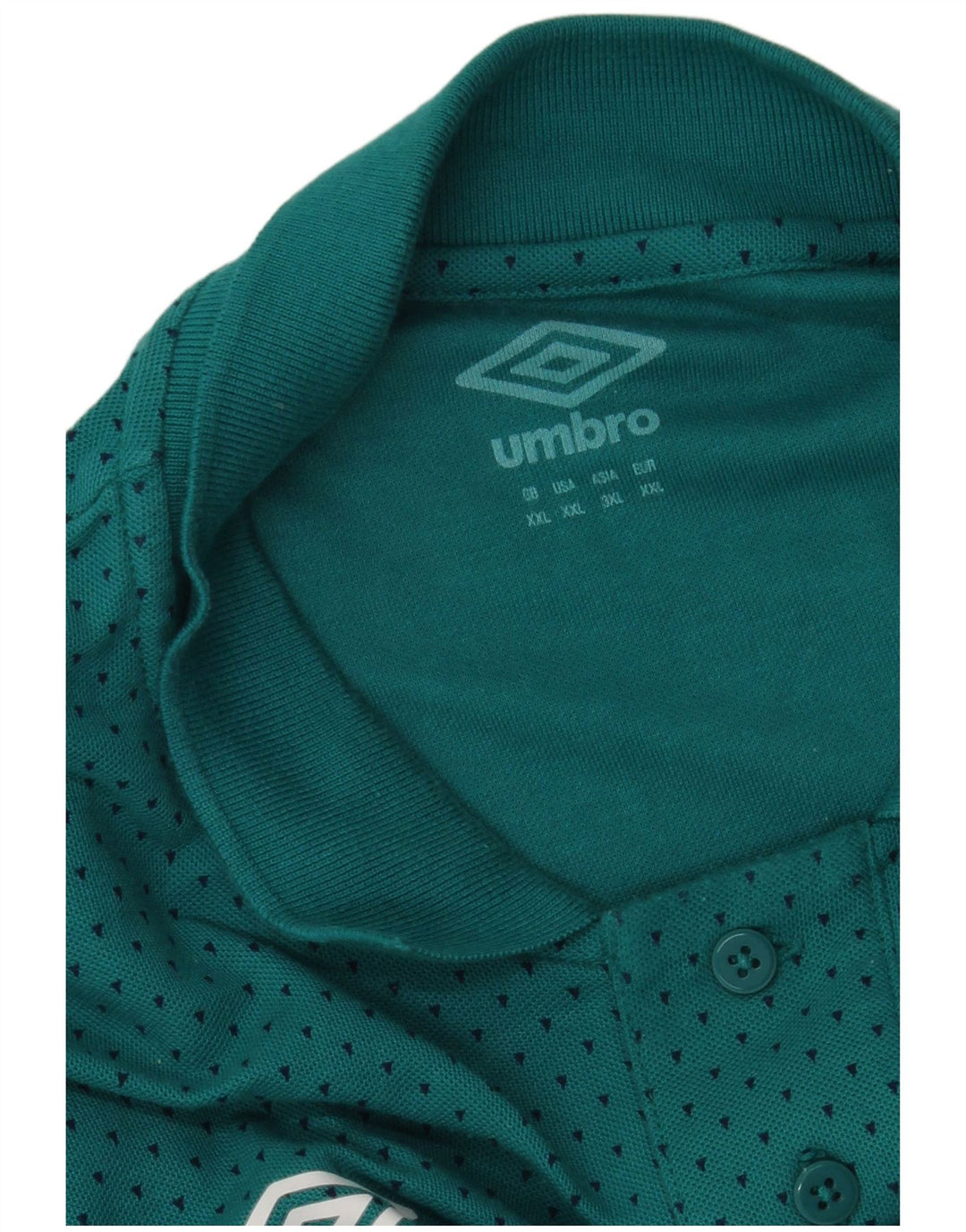 Рубашка Поло Мужская Umbro 2XL Бирюзовый