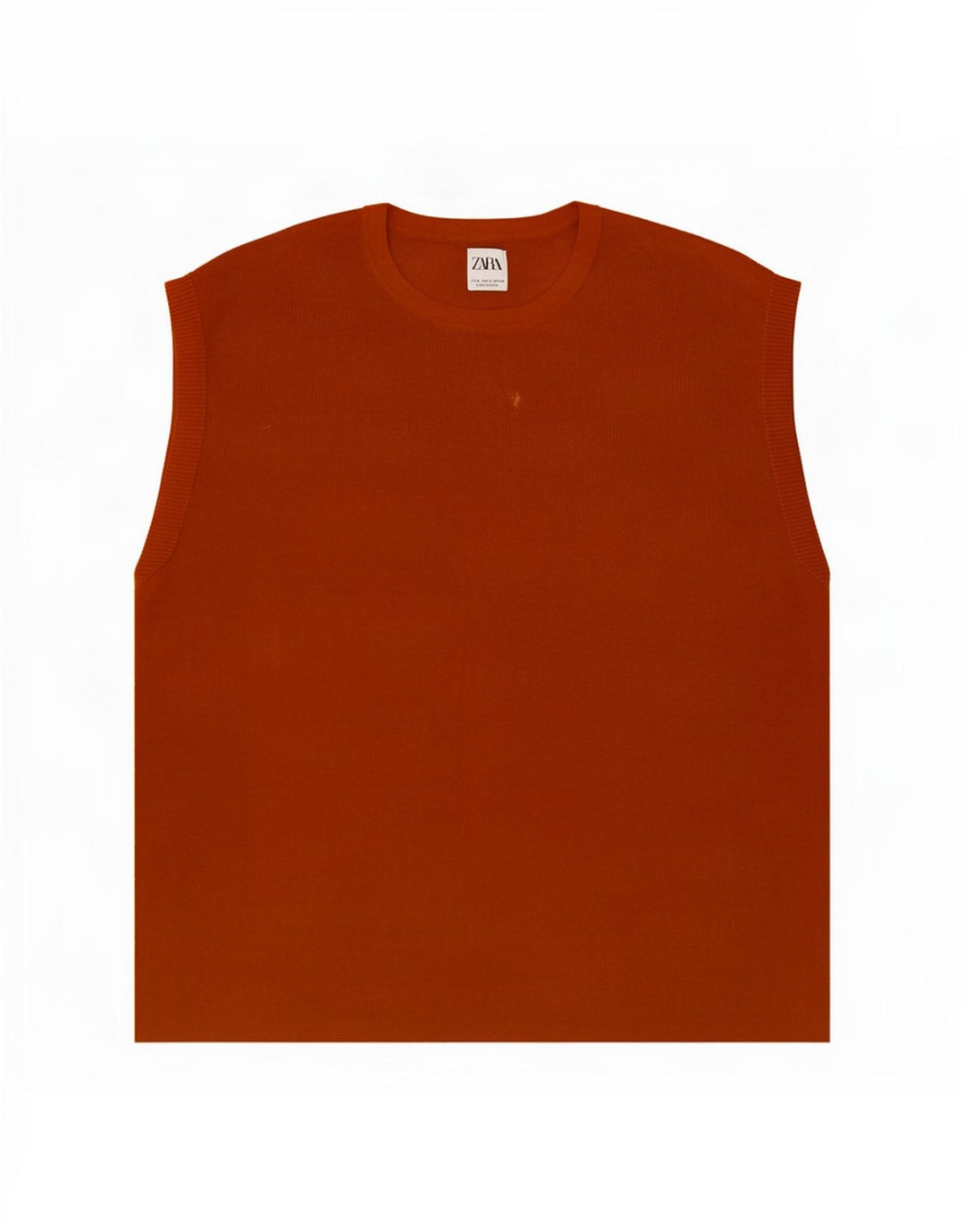 Мужской жилет Zara XL, оранжевый хлопок