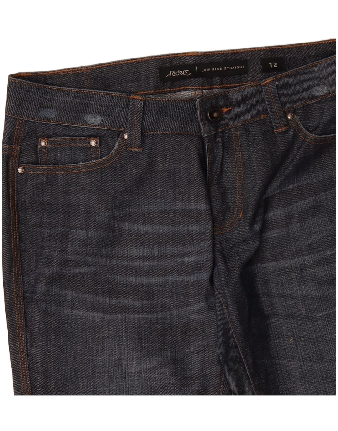 Женские прямые джинсы LEE Riders с низкой талией США 12, большие W34 L33, темно-синие