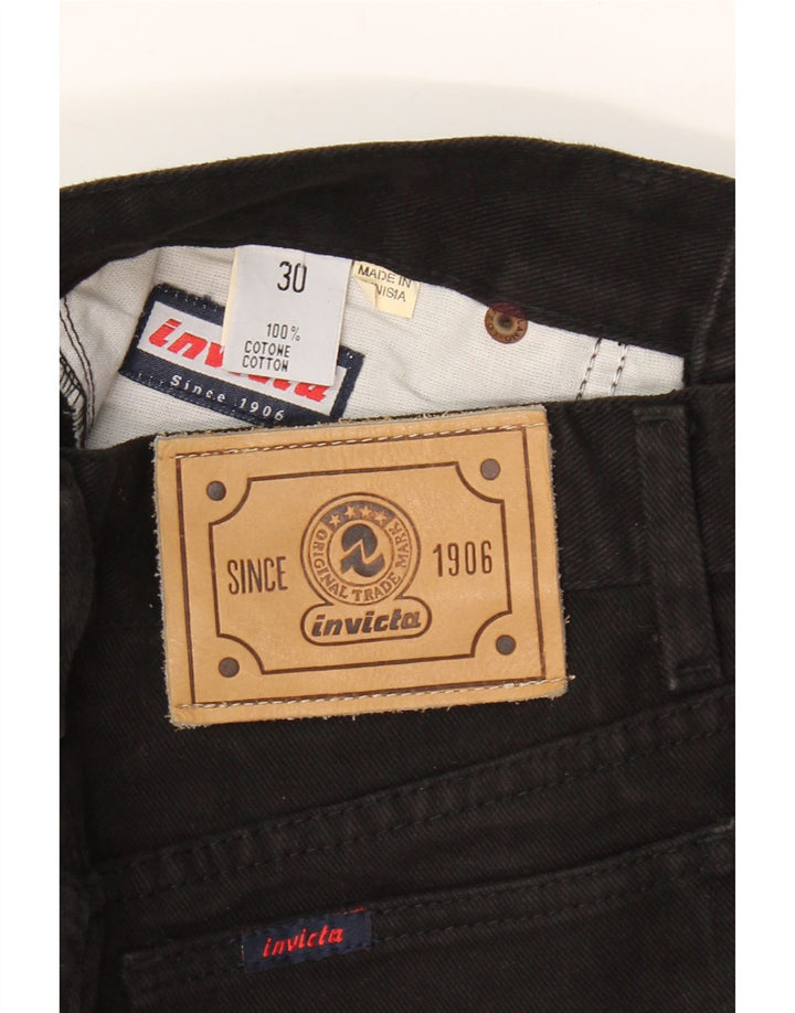 INVICTA Womens Slim Jeans W30 L28 Black Cotton Vintage Invicta and Second-Hand Invicta from Messina Hembry 
