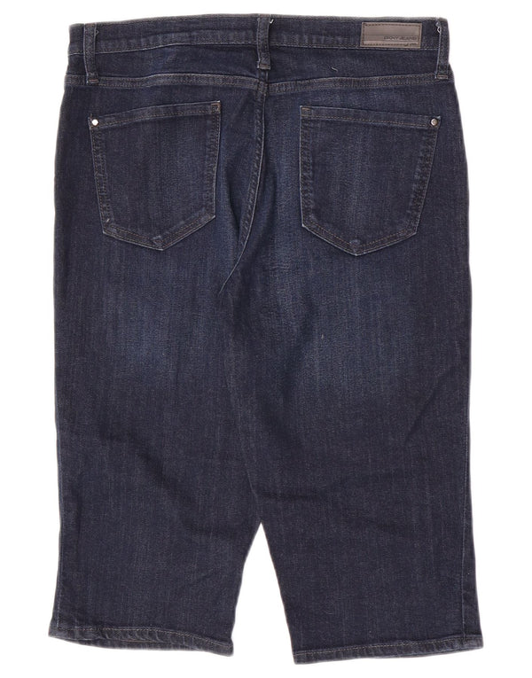 Женские джинсовые шорты Dkny US 8 Medium W30 Темно-синие хлопковые