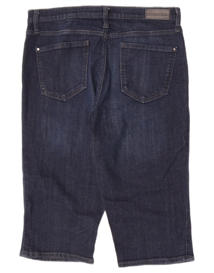 Женские джинсовые шорты Dkny US 8 Medium W30 Темно-синие хлопковые