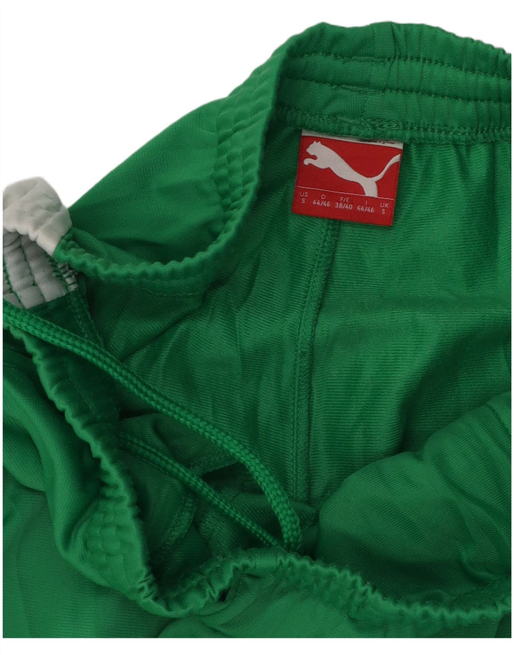 Мужские спортивные брюки Puma, маленькие зеленые полиэстер с цветными блоками