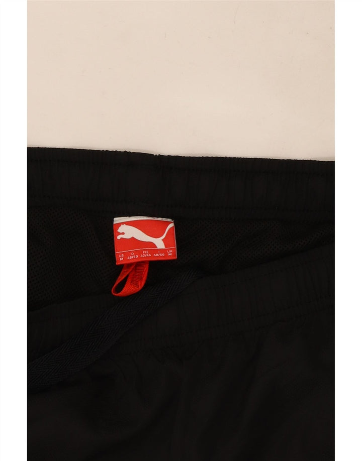 Мужские спортивные брюки Puma Джоггеры среднего размера, черные