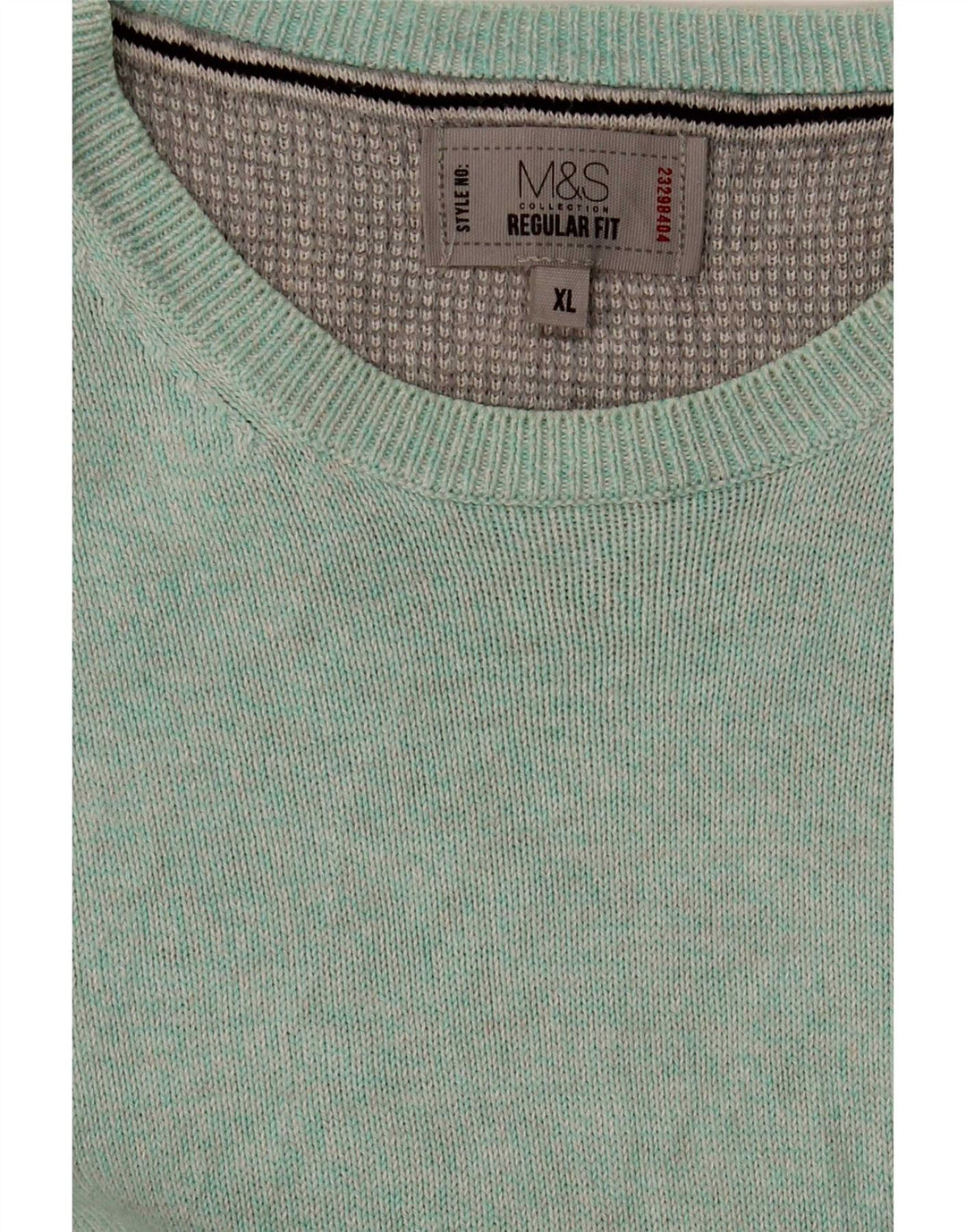 Мужской джемпер стандартного кроя с круглым вырезом Marks & Spencer XL, синий
