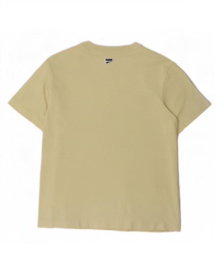 Женская футболка с рисунком Puma Top UK 14, средний желтый
