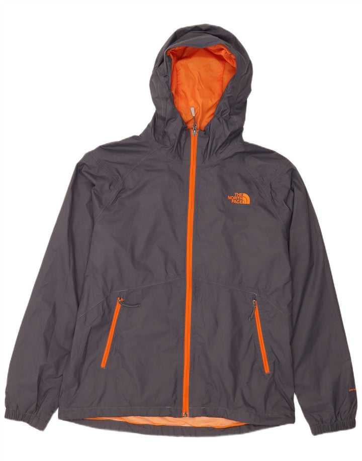 Мужская дождевик с капюшоном The North Face UK 40, большой серый нейлон