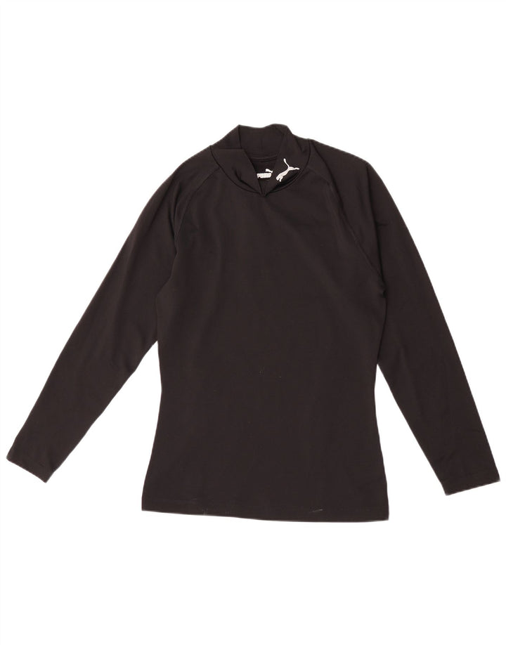 Мужской топ с длинным рукавом Puma, средний черный