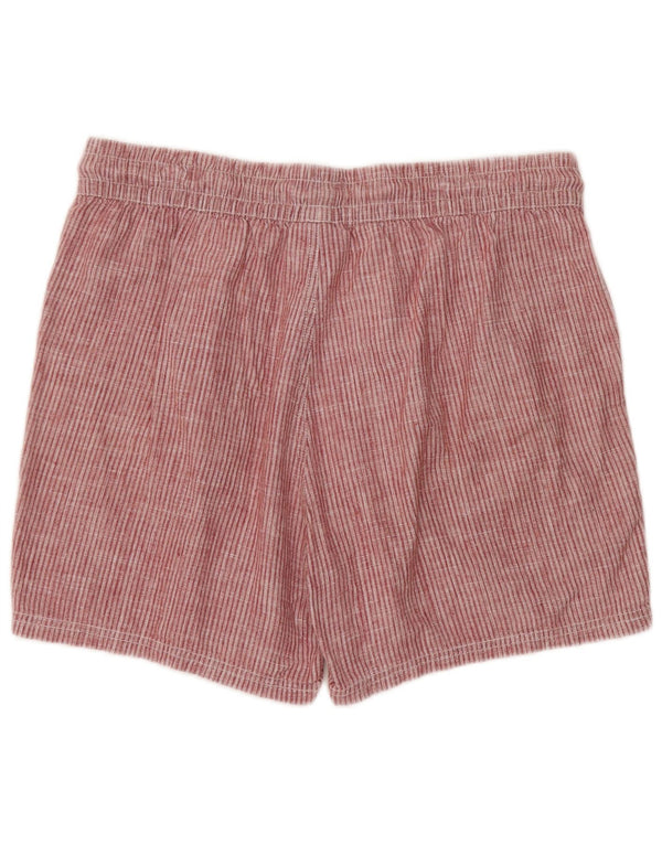 Женские повседневные шорты Little Kathmandu UK 12 Medium W32 Красные конопляные полоски
