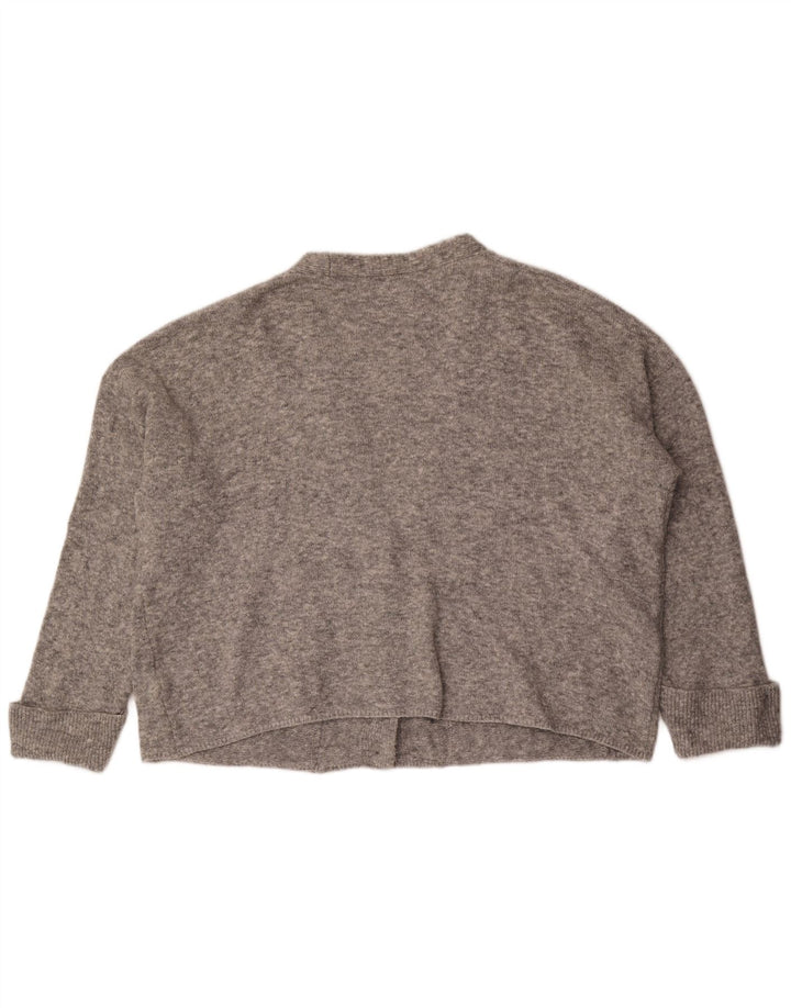Женский свободный кардиган Marks & Spencer UK 18 XL Серый в крапинку