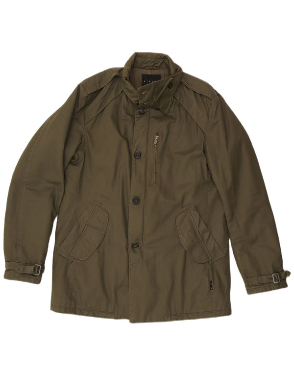 Мужская куртка Sisley в стиле милитари UK 42 XL, цвет хаки, полиэстер