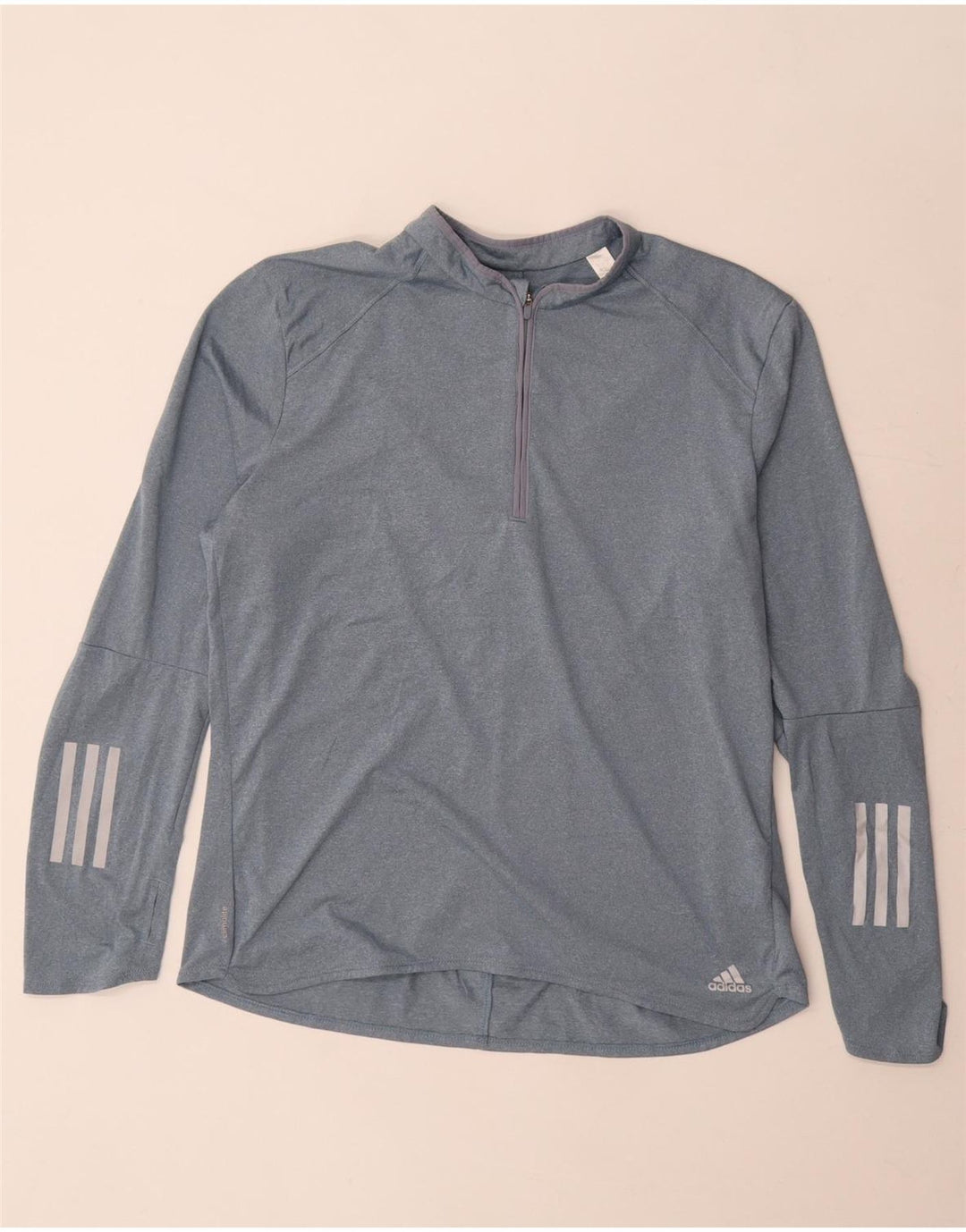 Женский спортивный костюм Adidas Climalite с воротником на молнии, Великобритания 20/22 XL Серый