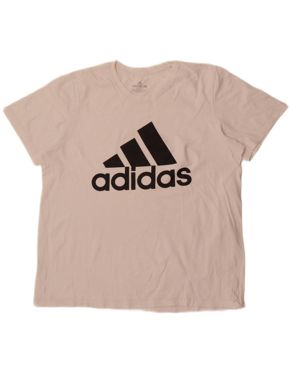 Adidas Мужская футболка с рисунком Top XL Белая