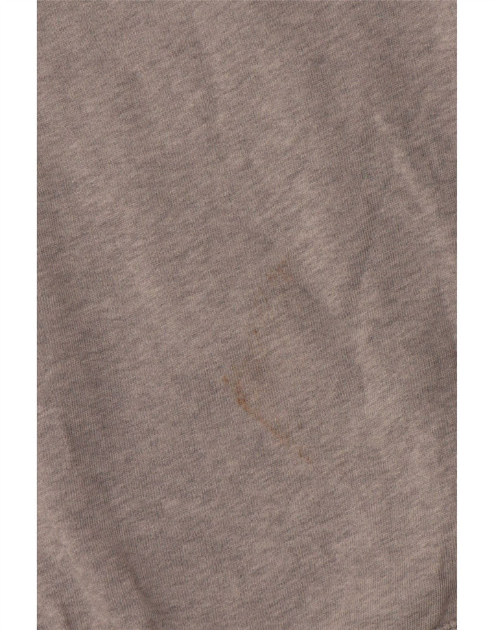 Женский джемпер-толстовка Levi's Oversized UK 14, хлопок среднего серого цвета с крапинками