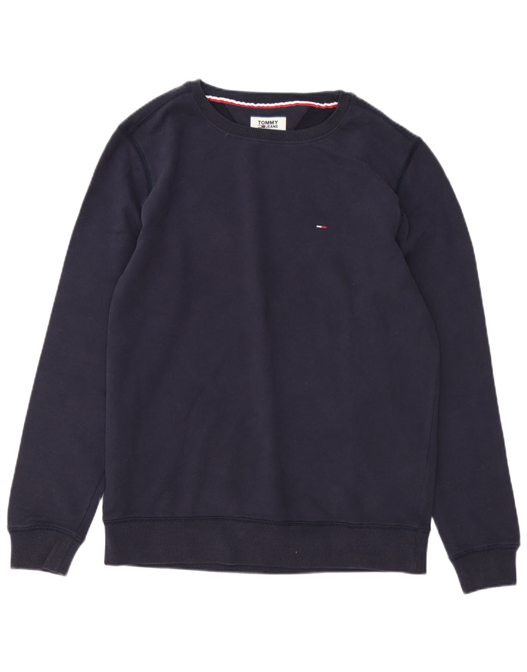 Мужской свитшот Tommy Hilfiger, большой темно-синий хлопковый джемпер