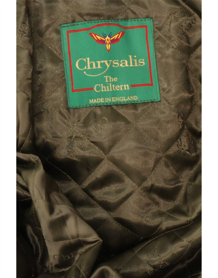 Мужская куртка Chrysalis UK 44 2XL, цвет хаки, шерсть в клетку