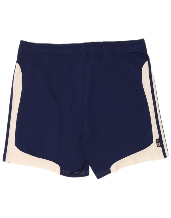 ADIDAS Mens Clima 365 Sport Shorts Large  Navy Blue Colourblock Polyester