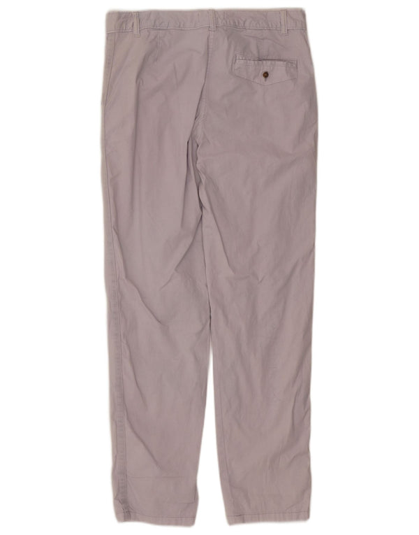 Женские брюки чинос с высокой талией Marks & Spencer UK 12 Medium W30 L30 Purple