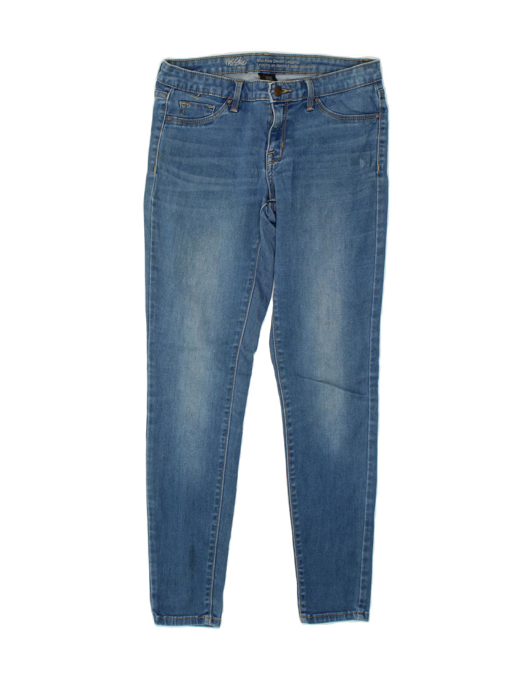 MOSSIMO Womens Mid Rise Legging Skinny Jeans US 6 Medium W32 L29 Blue Vintage Mossimo and Second-Hand Mossimo from Messina Hembry 